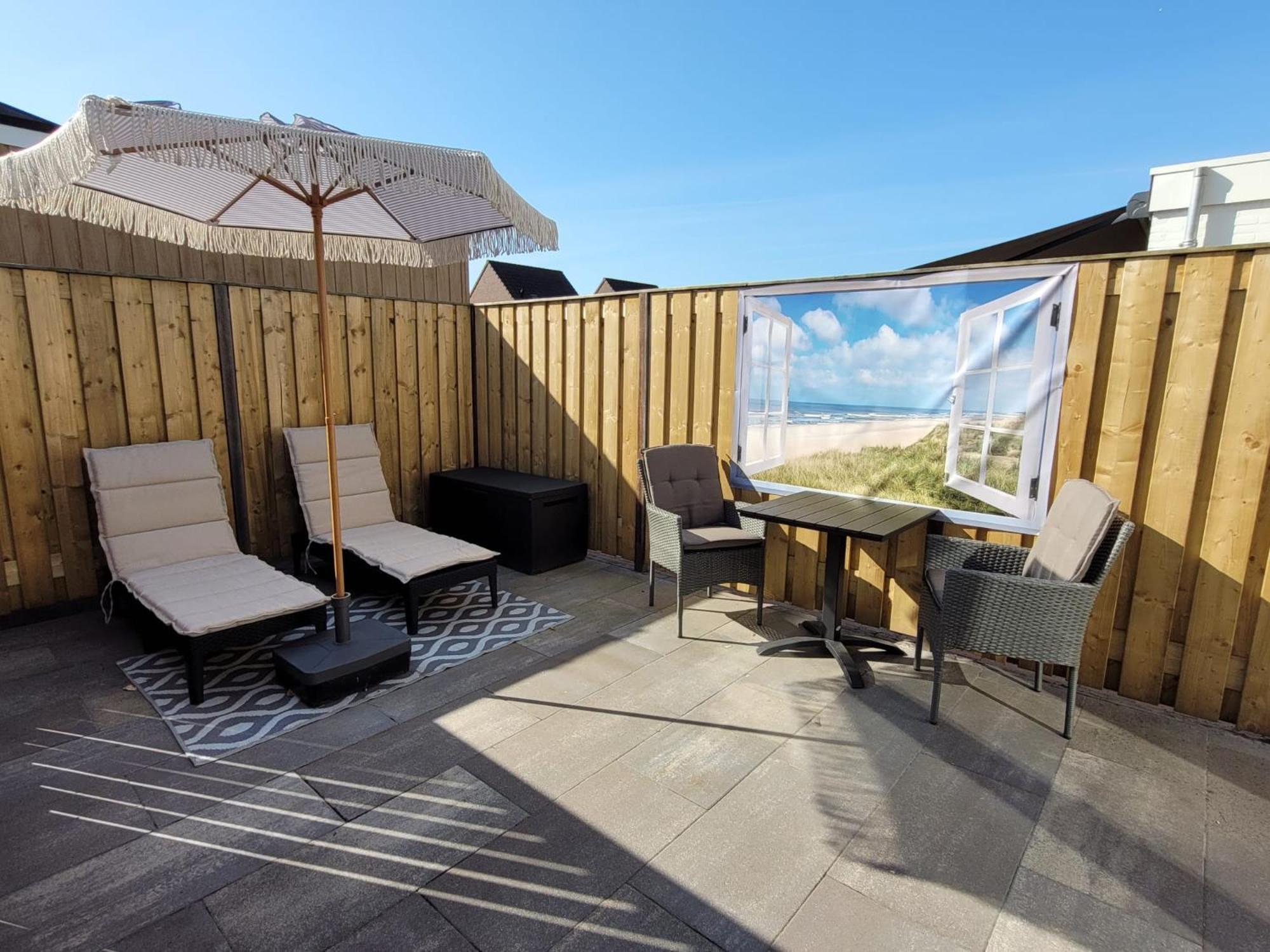 Luxe Kamer Langendam 48 Met Prive Terras Zoutelande Eksteriør billede